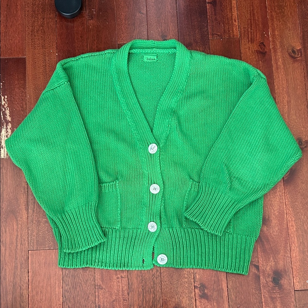 Babaa Cardigan No 16 Wild Fern